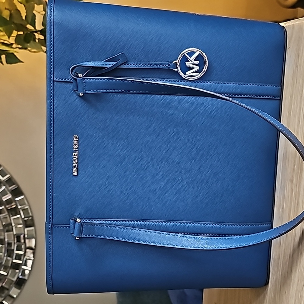 Michael Kors Tote "Sady" River Blue, NEW